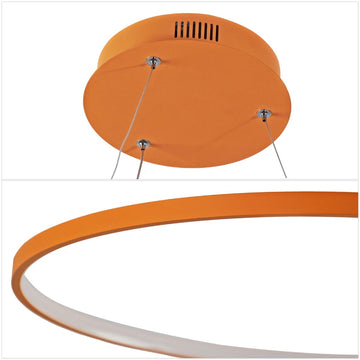 Brice Modern Contemporary Iron Integrated LED Pendant